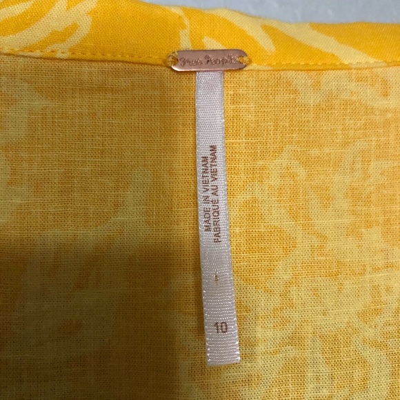 Free People A Thing Called Love Mini Dress Sz 10 - Picture 8 of 10